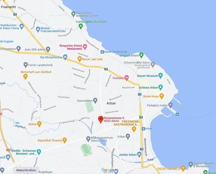 Charmante Und Zentrale Wohnung Am Weiherpark Арбон Екстериор снимка